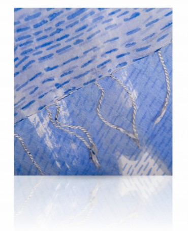 Палантин Женский S-SUNFLOWER/BLUE